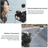 PULUZ Vlog Video Wireless Lavalier Microphone  with Transmitter and Receiver for DSLR Cameras and Video Cameras(Black)