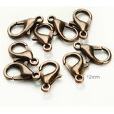 1000 PCS 12mm DIY Jewelry Accessories High-quality Alloy Lobster Claw(Bronze)