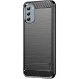 For Motorola Moto G31/G41 MOFI Gentleness Series Brushed Texture Carbon Fiber TPU Phone Case(Black)