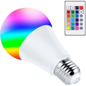 10W Smart Remote Control RGB Bulb Light 16 Color Lamp(Warm White)