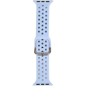 Silicone vervangende horlogeband voor Apple Watch Series 6 & SE & 5 & 4 40 MM / 3 & 2 & 1 38mm