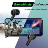 Ajazz  A1 TWS Binaural Stealth Game Noise-cancelling Wireless Bluetooth Earphone(Black)