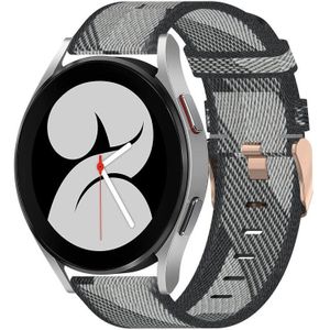 Voor Samsung Galaxy Watch 4 40 mm 20 mm nylon geweven horlogeband