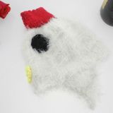 Chick Pattern Hand-knitted Wool Cap ChildrenPhotography Cap(Grayish white )
