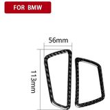 Carbon Fiber Car Instrument Air Outlet Decorative Sticker for BMW 5 Series F07 5GT 535i 2010-2016