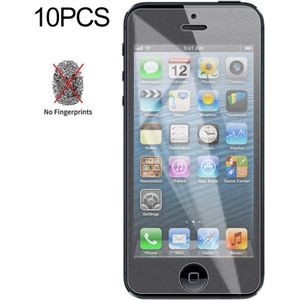10 PCS Non-Full Matte Frosted Tempered Glass Film for iPhone 5 / 5S / 5C