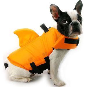 Summer Pet Life Jacket Dog Safety Clothes Dogs Swimwear Pets Safety Swimming Suit  Size:S(Yellow)