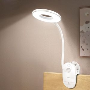 YAGE T102 2W 18LEDs Touch Switch 3-Level Dimming Clip Desk Lamp Eye Protection LED Light