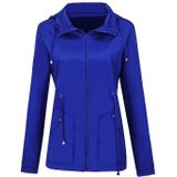 Regenjas Waterdichte kleding buitenlandse handel Hooded Windbreaker jacket regenjas  maat: M (meer blauw) (meer blauw)