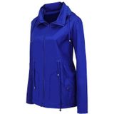 Regenjas Waterdichte kleding buitenlandse handel Hooded Windbreaker jacket regenjas  maat: M (meer blauw) (meer blauw)