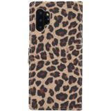 Leopard Pattern Horizontal Flip Leather Case with Holder & Card Slots for Galaxy Note 10+(Brown)