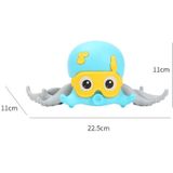 Clockwork Octopus Swimming Baby Water Playing Bathroom Bathing Toys(Blue)