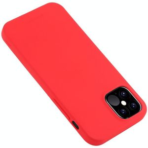For iPhone 12 Pro / 12 Max GOOSPERY SOFT FEELING Liquid TPU Shockproof Soft Case(Red)