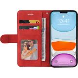Dual-color Splicing Horizontal Flip PU Leather Case with Holder & Card Slots & Wallet For iPhone 11 Pro(Red)