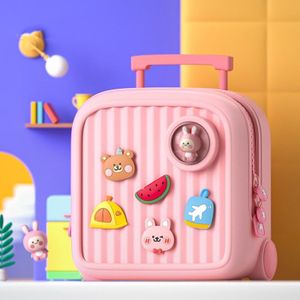 K33 Kinderen Leuke Reis Messenger Bag Stijlvolle Lichtgewicht Rugzak (schattig roze)