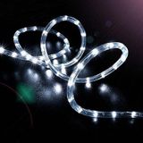 Holiday Party Decoration Tube String Lights Led Garden Decoratie Behuizing Licht met afstandsbediening  Spec: 7m 50 LED's Batterij Powered (White Light)