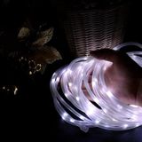 Holiday Party Decoration Tube String Lights Led Garden Decoratie Behuizing Licht met afstandsbediening  Spec: 7m 50 LED's Batterij Powered (White Light)