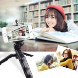 Portable Hand Grip / Mini Tripod Stand Steadicam Curve with Straight Clip for GoPro HERO 4 / 3 / 3+ / SJ4000 / SJ5000 / SJ6000 Sports DV / Digital Camera /  iPhone  Galaxy and other Mobile Phone(Black)