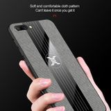 For Huawei Honor 10 Lite XINLI Stitching Cloth Textue Shockproof TPU Protective Case(Brown)