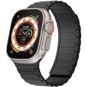 Voor Apple Watch Ultra 49 mm magnetische lus siliconen horlogeband