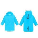 Cartoon Dinosaur Children Fashion Raincoat Size: XL (Blue)