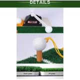 PGM Golf 66 Grass Putting Mat Push Rod Trainer  Size: 48x23cm(Black)
