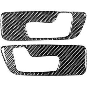 Car Carbon Fiber M High Performance Door Handle D Decorative Sticker for BMW G01 X3 2018-2020 / G02 X4 2019-2020 Left and Right Drive Universal