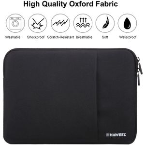 HAWEEL 11 inch Sleeve Case Zipper Briefcase Carrying Bag  For Macbook  Samsung  Lenovo  Sony  DELL Alienware  CHUWI  ASUS  HP  11 inch and Below Laptops / Tablets(Black)