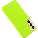 For Samsung Galaxy S22+ 5G GOOSPERY PEARL JELLY Shockproof TPU Phone Case(Fluorescent Green)