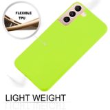 For Samsung Galaxy S22+ 5G GOOSPERY PEARL JELLY Shockproof TPU Phone Case(Fluorescent Green)