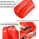 Grass Board Aadult Increase Thickening Children Snowboard Sand Board Sled Car Ski Car Veneer  Size: 100 x 43 x 29cm(Red)