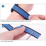 Double Color Silicone Replacement Watchbands For Series 6 & SE & 5 & 4 40mm / 3 & 2 & 1 38mm(Black White)