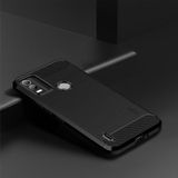 Voor Nokia C21 Plus MOFI Gentleness Brushed Carbon Fiber Soft TPU Case