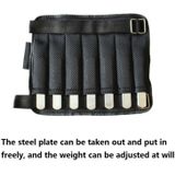 Weight-Bearing Running Sandbag Leg&Hand Lead Steel Plate Adjustable Sports Invisible Sandbag  Weight: 4kg for Hands
