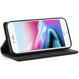 Droom Magnetische Zuigbedrijf Horizontale Flip PU Lederen Case met Houder & Card Slot & Portemonnee Voor iPhone SE 2020 / 8/7 (Zwart)