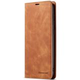For Galaxy A20e Forwenw Dream Series Oil Edge Strong Magnetism Horizontal Flip Leather Case with Holder & Card Slots & Wallet & Photo Frame(Brown)