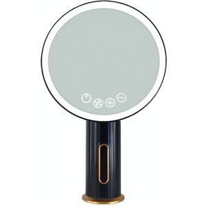 Smart LED Desktop Makeup Mirror with Fill Light  Three Light Colors (Black)