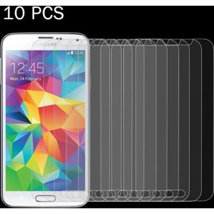 10 PCS for Galaxy S5 / G900 0.26mm 9H Surface Hardness 2.5D Explosion-proof Tempered Glass Screen Film