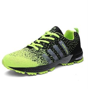 Outdoor Antiskid ademend trekking Hunting toerisme berg sneakers casual schoenen  schoenmaat: 7.5 (fluorescerend groen)