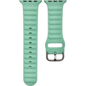 Siliconen horlogeband met één kleur voor Apple Watch Series 7 45 mm / 6 & SE & 5 & 4 44 mm / 3 & 2 & 1 42 mm