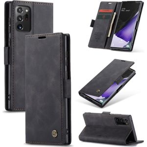 For Samsung Galaxy Note20 Ultra CaseMe Multifunctional Horizontal Flip Leather Case  with Card Slot & Holder & Wallet(Black)
