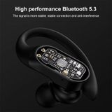 Lenovo LP75 IPX5 waterdichte  op het oor gemonteerde Bluetooth-oortelefoon met digitaal LED-display