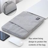 Baona Laptop Liner Bag Protective Cover  Size: 15.6  inch(Lightweight Gray)