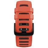 For Garmin Instinct / Instinct Esports Two-color Silicone Replacement Strap Watchband(Red+Black)