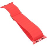 Japanese Word Buckle Silicone Replacement Watchband For Apple Watch Series 6 & SE & 5 & 4 44mm / 3 & 2 & 1 42mm(Light Purple)