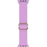 Japanese Word Buckle Silicone Replacement Watchband For Apple Watch Series 6 & SE & 5 & 4 44mm / 3 & 2 & 1 42mm(Light Purple)