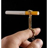 Skull Hand Game Sigarettenclip Electroplating Ring