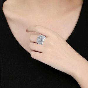Women Fashion Luxury Zircon Stone Rings  Ring Size:10