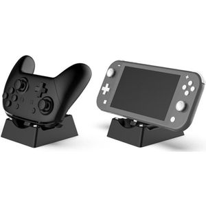 Game Console Handvat Standaard Oplader Voor Nintendo Switch/Switch Oled/Switch Lite(Zwart)