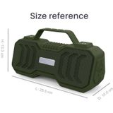 New Rixing NR-4500M Bluetooth 5.0 Portable Outdoor Karaoke Wireless Bluetooth Speaker with Microphone(Black)